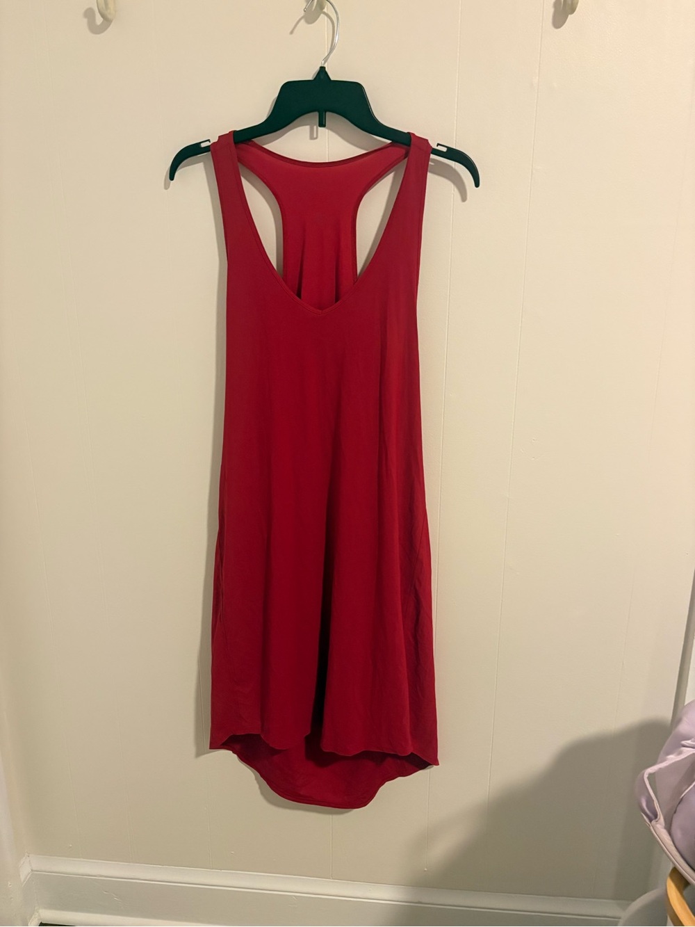 lululemon athletica Red Racerback Tank Dress